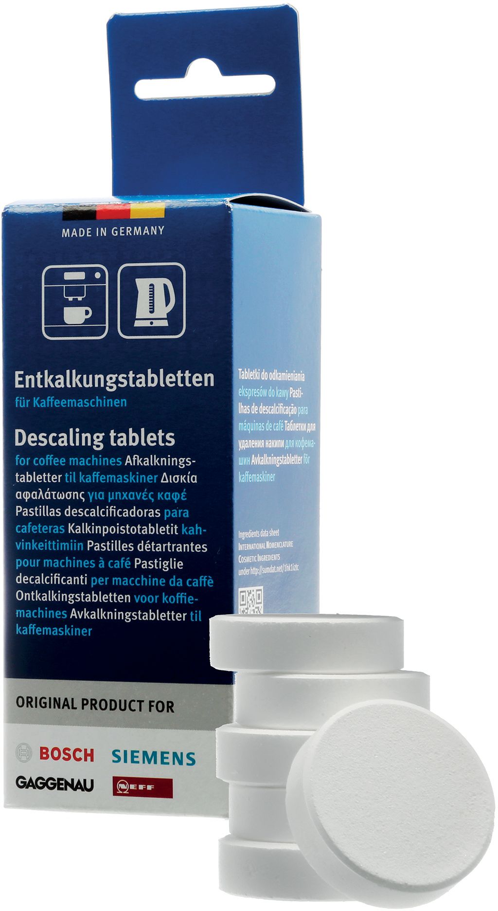 BOSCH nukalkinimo tabletės 00311864