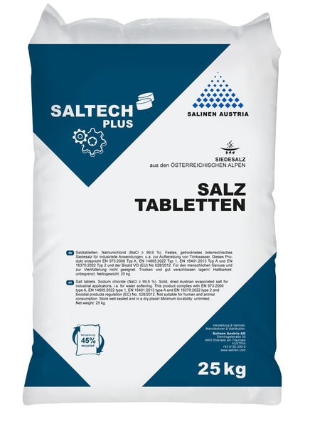 SALINEN AUSTRIA vandenį minkštinanti druska