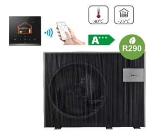 MIDEA M-THERMAL ARCTIC NATURE R290 Monobloko oras- vanduo šilumos siurblys MHC- V16WD2RN7-B
