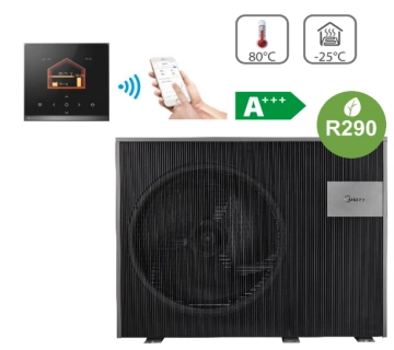MIDEA M-THERMAL ARCTIC NATURE R290 Monobloko oras- vanduo šilumos siurblys MHC- V14WD2RN7-B