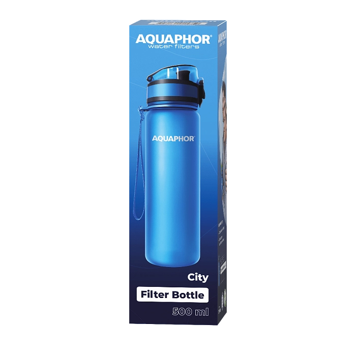 Aquaphor filtruojanti gertuvė City  500 ml (Mėlyna)