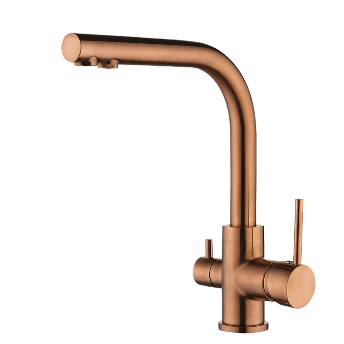 Aquaphor vandens maišytuvas su geriamojo vandens funkcija 2963L (Bronzinis)