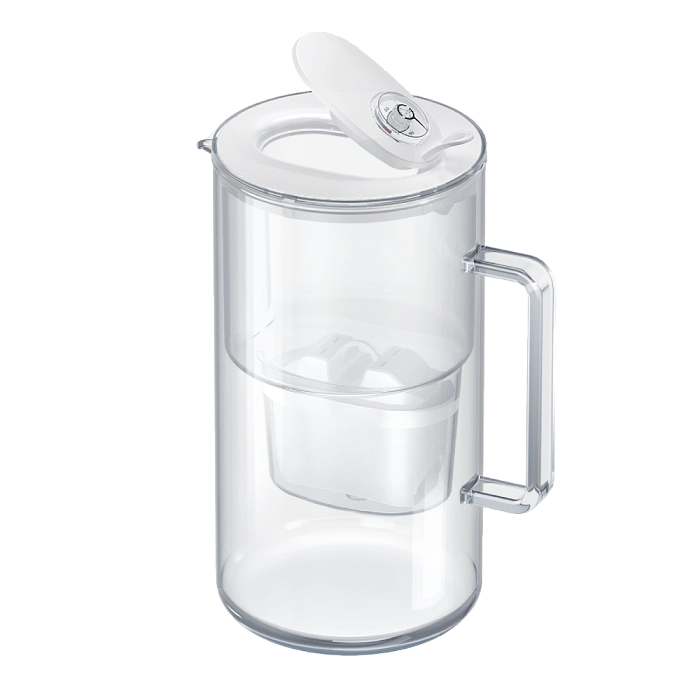 AQUAPHOR Glass Maxfor+ (Baltas) geriamo vandens ąsotis