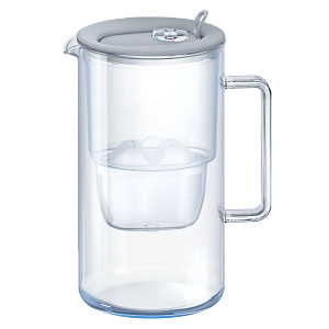 AQUAPHOR Glass Maxfor+ (Pilkas) geriamo vandens ąsotis