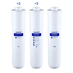 AQUAPHOR  RO-101S filtrų rinkinys metams (be membranos)