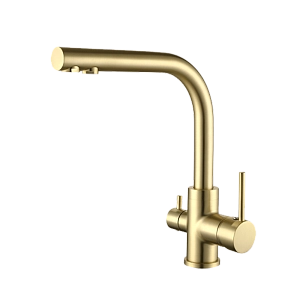 Aquaphor vandens maišytuvas su geriamojo vandens funkcija 2963L (Auksinis)