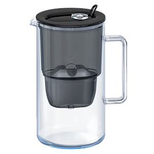 AQUAPHOR Glass Maxfor+ (Juodas) geriamo vandens ąsotis
