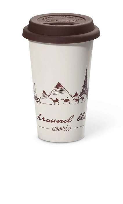 De'Longhi keraminis puodelis "Kelionių mėgėjas" DLSC057