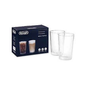 De'Longhi dvigubo stiklo stiklinės 480 ml., 2 vnt. DLSC319