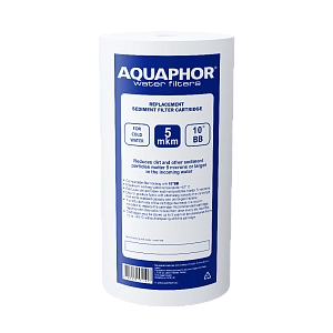 Pirminio mechaninio filtravimo kesetė šaltam vandeniui Aquaphor PP5 112/250