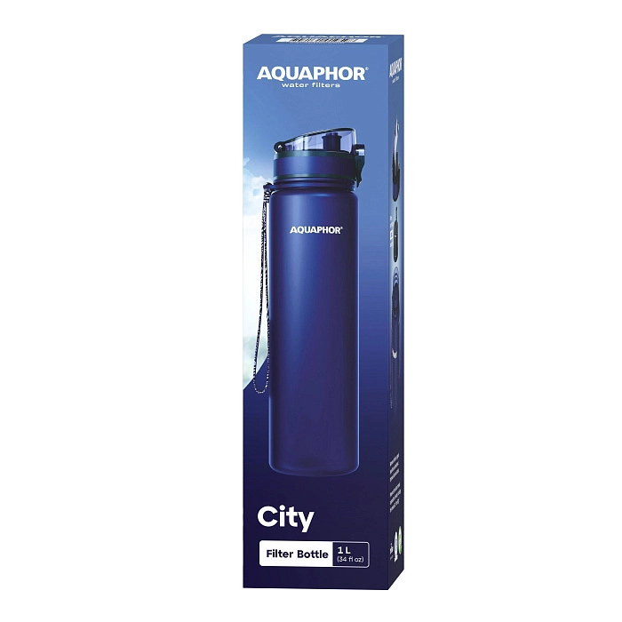 Aquaphor filtruojanti gertuvė City 1 L (Mėlyna)