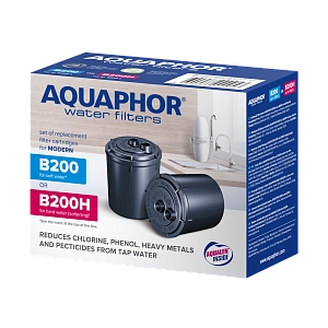 Pakaitinių filtravimo čiaupo filtrų komplektas Aquaphor (minkštinantis vandenį) B200H