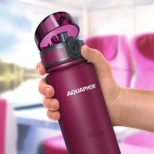 Aquaphor filtruojanti gertuvė City 650 ml (Rubinas)