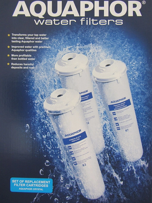 AQUAPHOR  Crystal (K3-K2-K7) filtrų  rinkinys metams