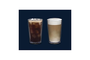 De'Longhi dvigubo stiklo stiklinės 220 ml., 2 vnt. DLSC324