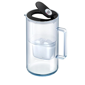 AQUAPHOR Glass Maxfor+ (Juodas) geriamo vandens ąsotis